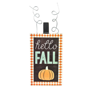 “Hello Fall” Distressed Box Sign