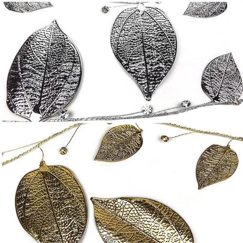 Metal Leaf Garland