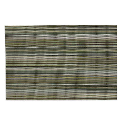 Green Tonal Stripe Placemat Set