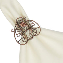 Pumpkin Napkin Ring Set
