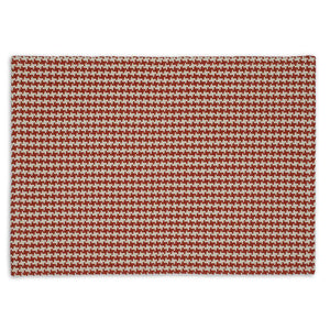 Pumpkin Houndstooth Placemat Set