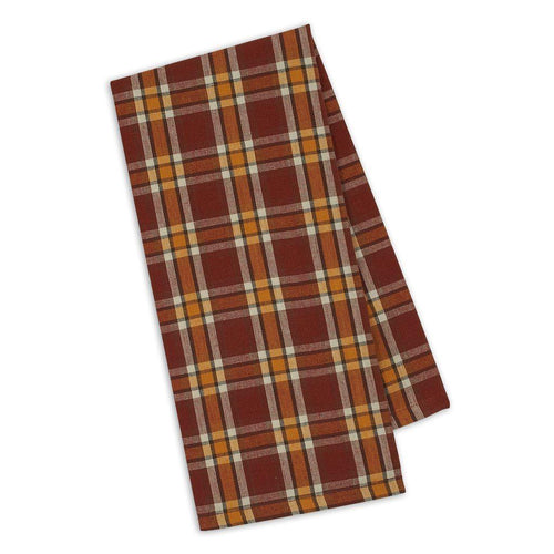 Sunflower Plaid Kitchen Towel
