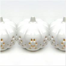 Ceramic Light Up Pumpkin Set