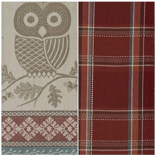 Perched Owl Kitchen Towel Set
