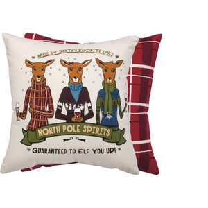 "North Pole Spirits" Pillow