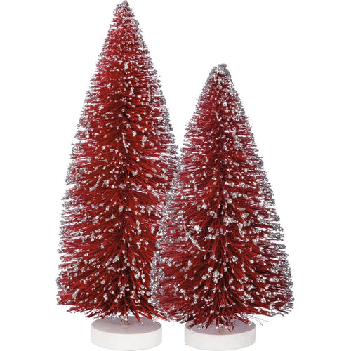 Red Bristle Trees Set