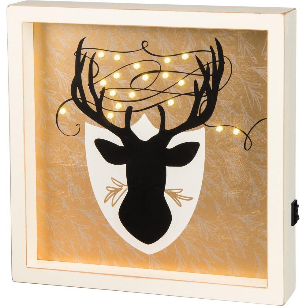 LED Stag Framed Box Sign